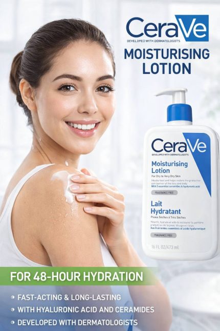CERAVE DAILY MOISTURIZING LOTION (473 ML) - BIGGEST SIZE
