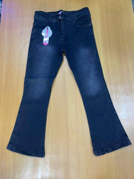 FLARE BOOTCUT YAVRUCAK UNISEX TURKISH JEANS FOR GIRLS (Blue & Black COlours Available for Ages 8-13years)
