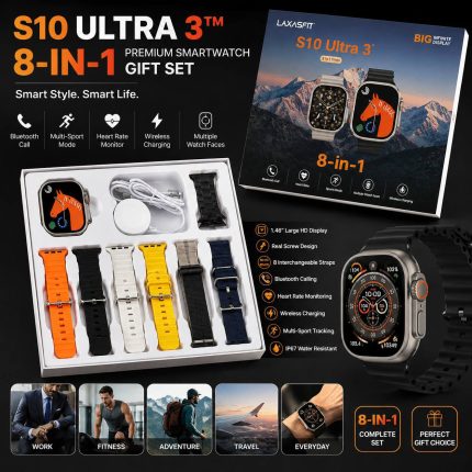 S10 ULTRA 3™ 8-IN-1 PREMIUM SMARTWATCH GIFT SET