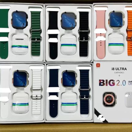 NEW i8 ULTRA 2-IN-1 SMART WATCH & BLUETOOTH HEADSET (BIG 2.0 INFINITE DISPLAY)