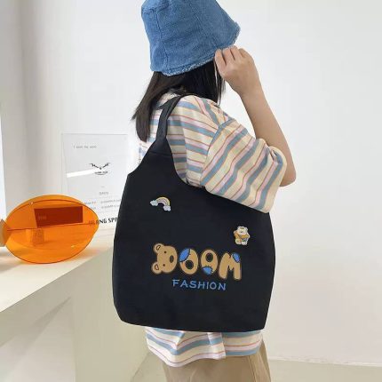 BOOM FASHION LARGE CAPACITY THICK ZIPLESS TOTE BAG